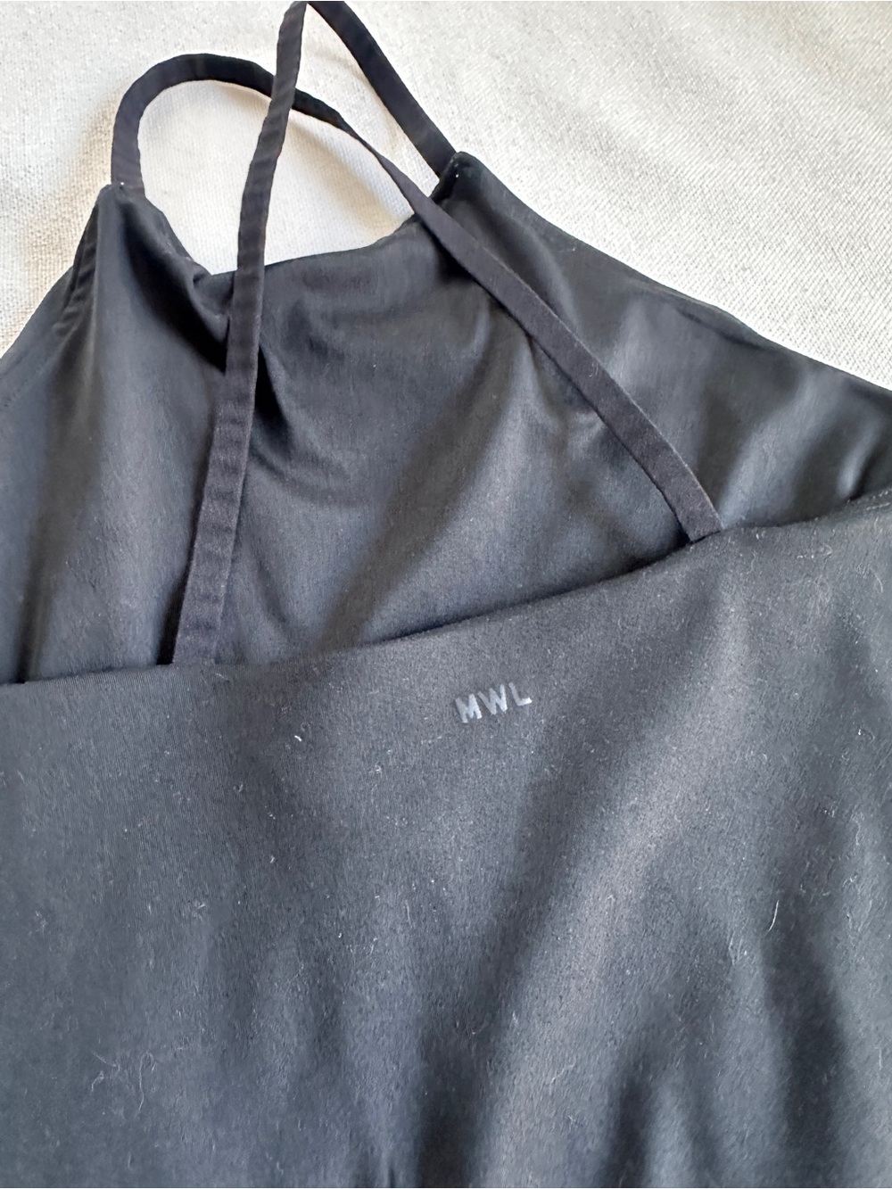 Madewell MWL Flex Fitness Dress in True Black | L - Picture 6 of 12